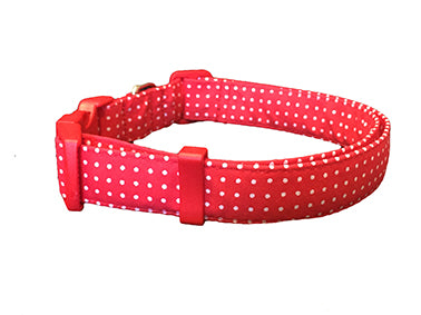 Conjunto paseo Perruno "Rojo Topitos"