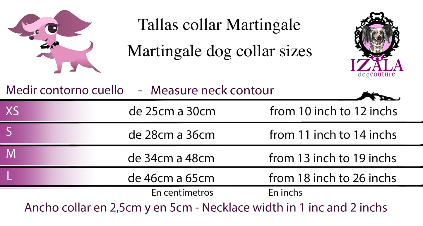 Collar para Perro Martingale "Florecillas"