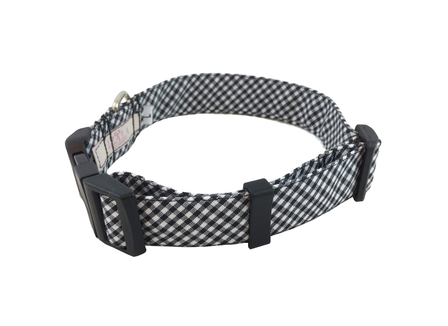 Collar para Perro "Vichy Negro"