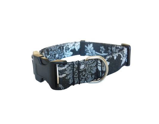 Collar para Perro "Black and Silver"