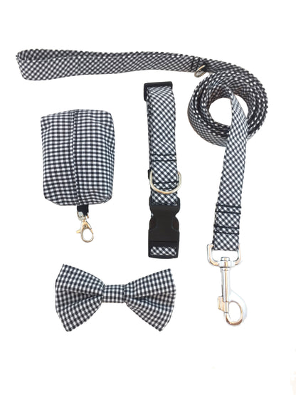 Conjunto paseo Perruno "Negro Vichy"