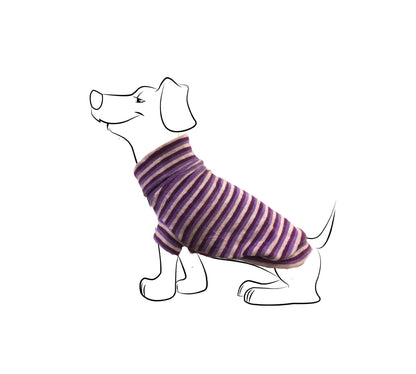 Jersey para Perro  "Rayas Lilas"