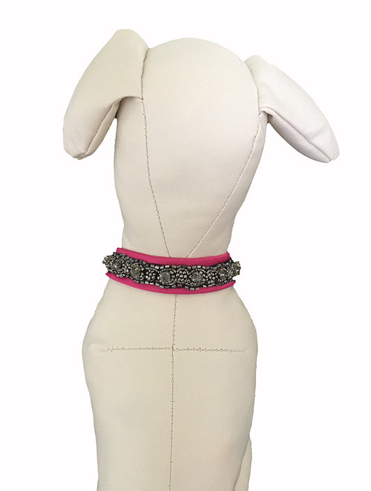 Collar Joya para Perro - Modelo "Rosa"