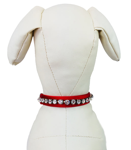 Collar Joya para perro. Si quieres un collar realmente especial para tu mascota, aquí tienes un collar a medida, se hacen solo por encargo y de forma muy personalizada. Collar de brillantes para tu mascota. 